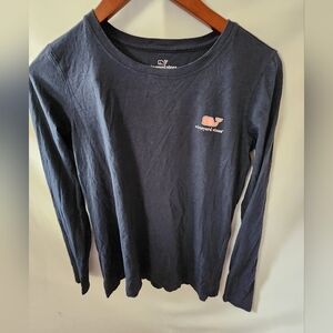 Vineyard Vines Navy Long Sleeve Tshirt. Size Small
